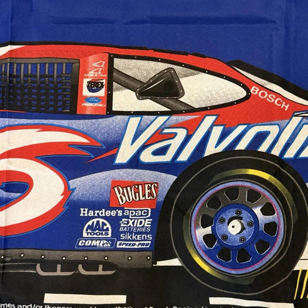 Vintage Mark Martin Valvoline #6 NASCAR Flag Banner‎ 3x5 Roush Racing